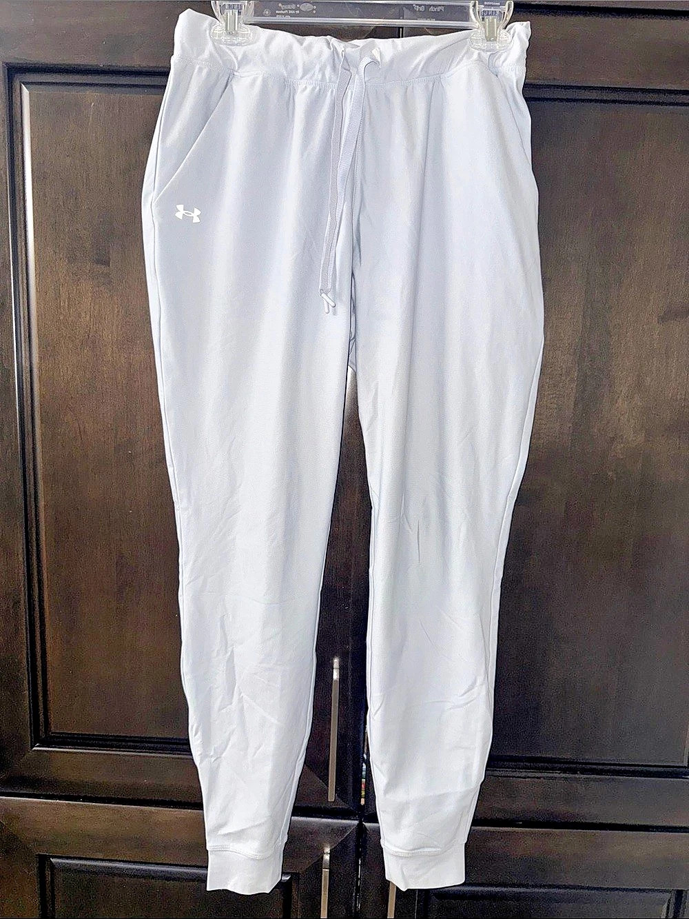 Under Armour Women's Track Pants in icy gray Size Small